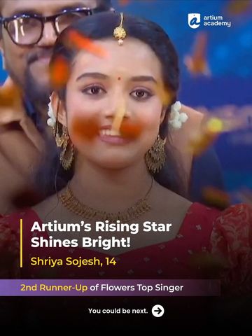 Shriya Sojesh is 2nd runner-up of Flowers Top Singer
