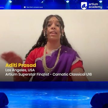 Aditi Prasad performs Carnatic music at Superstar Season 2