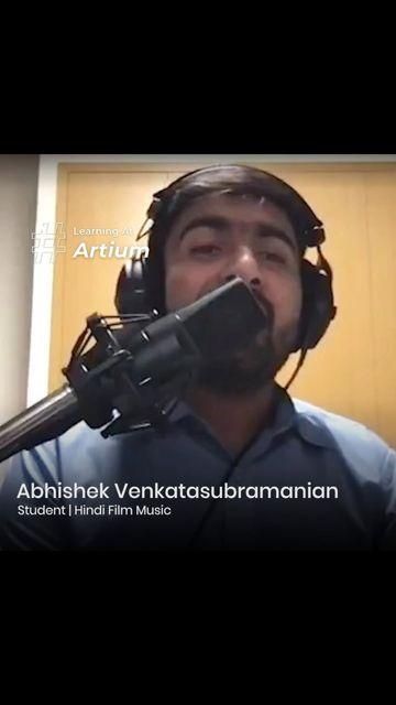 Learner Abhishek Venkat on breath control and voice modulation